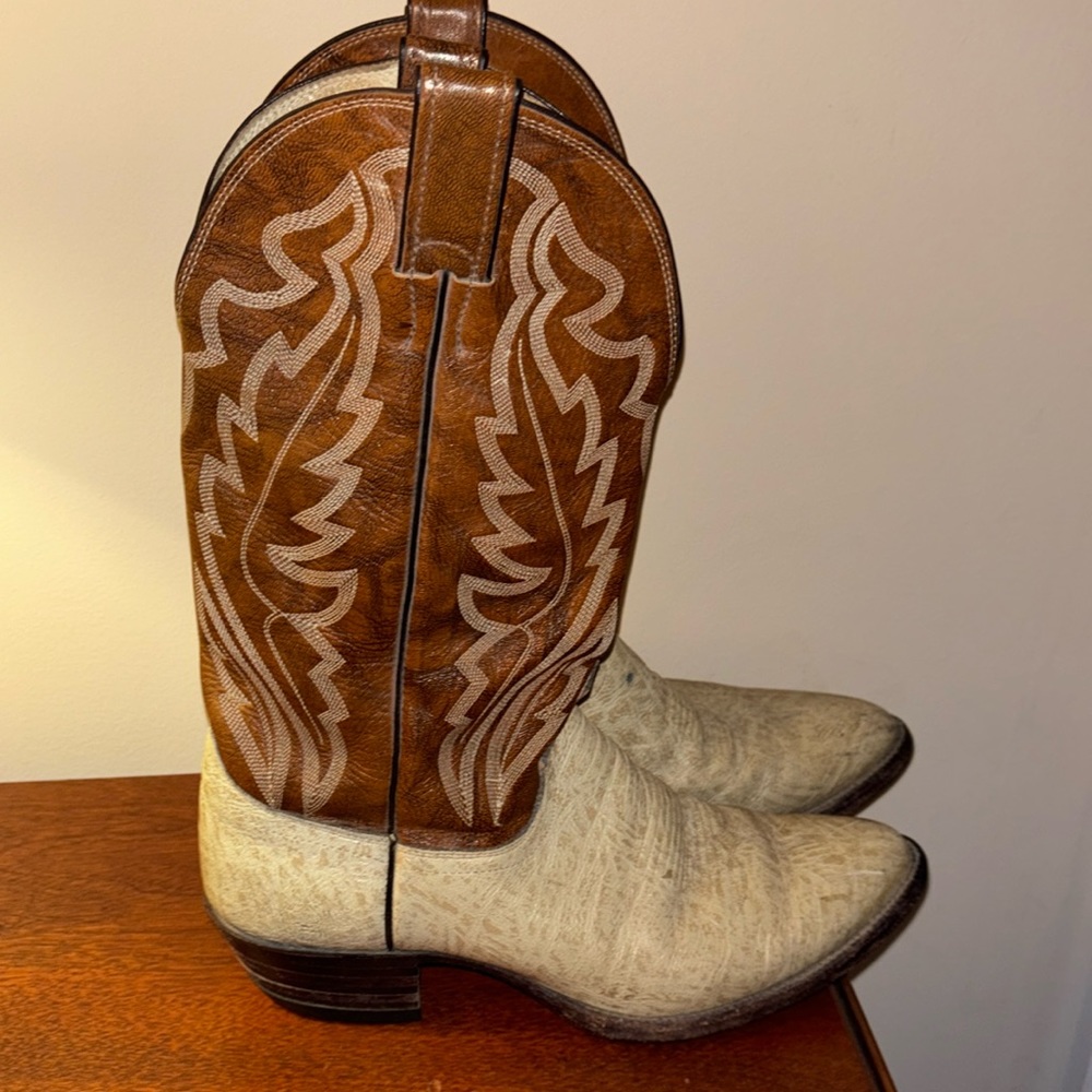 Justin Cowboy Boots Men’s 9 D